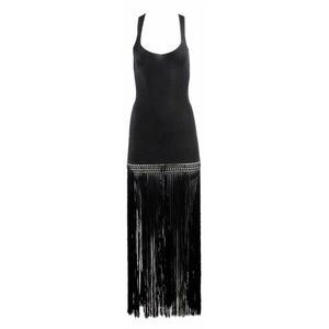 Agent Provocateur Fringe Maxi Dress with Tags On